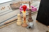 Components from Turns in Arabba by Hany Armanious contemporary artwork installation