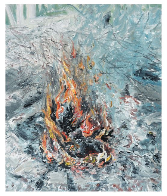 everything with a form vanishes by Jiwon Kim contemporary artwork Painting