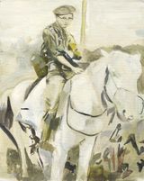 My Father on a Horse by Sawangwongse Yawnghwe contemporary artwork painting