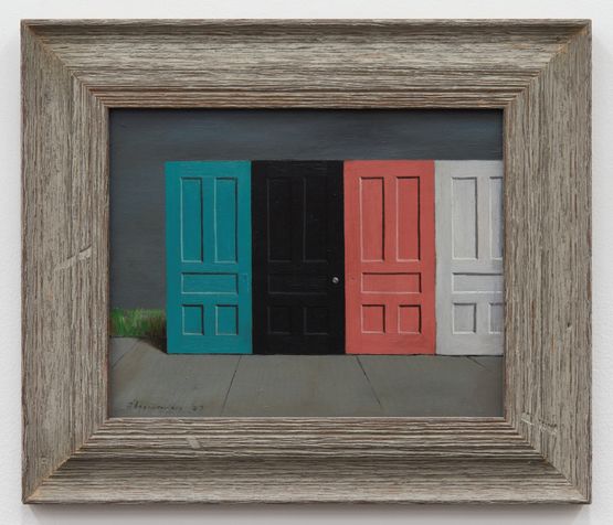 Four Doors by Gertrude Abercrombie contemporary artwork Painting