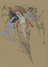 Sog Suction by Maria Kofler contemporary artwork drawing works on paper