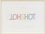 Study for HOTSHOT by Richard Jackson contemporary artwork drawing painting works on paper