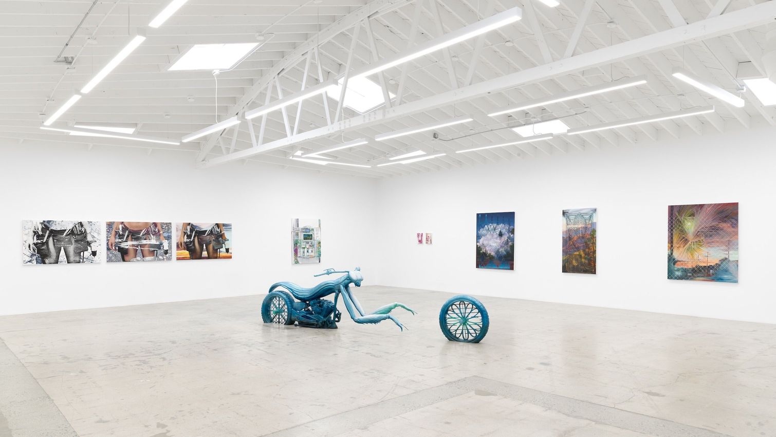 Exhibition view: Jessica Taylor Bellamy, Temperature Check, Anat Ebgi, Los Angeles (8 February–22 March 2025).