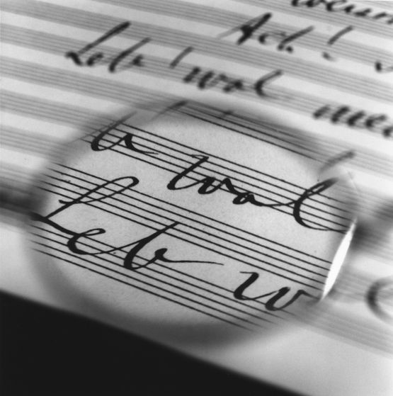 Mahlers Glasses - Viewing his last Symphony No.10 by Tomoko Yoneda contemporary artwork Print