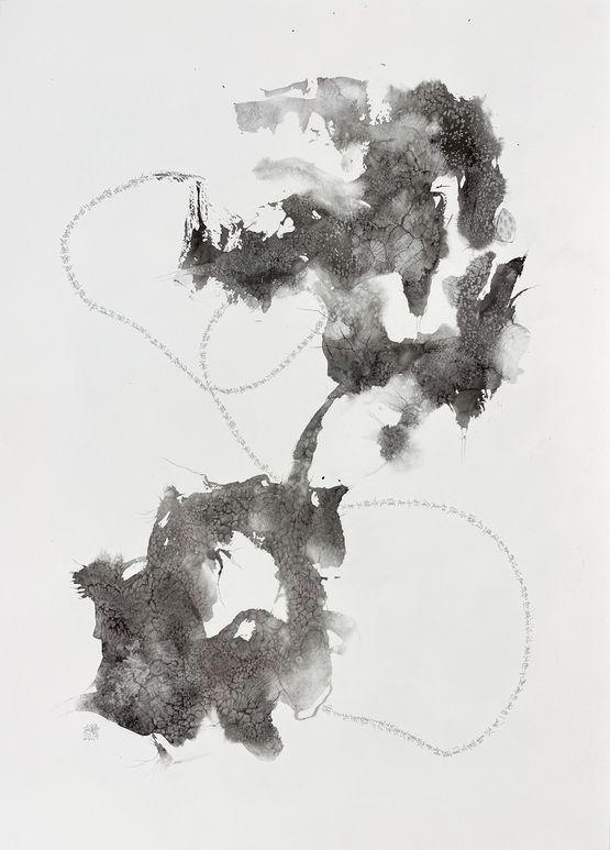 Form is Emptiness Emptiness is Form 2 by Chiang Yomei contemporary artwork Works on Paper