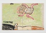 I Like To Be by Rose Wylie contemporary artwork painting