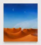 New Moon over the Dune by Sarah Lee contemporary artwork painting