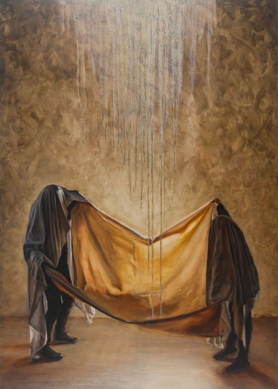 Catching Light by David OKane contemporary artwork Painting
