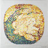 CMYK - Gray Flowers and Birds No.2 by Yang Mian contemporary artwork painting
