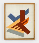 Parzeczew sketch by Frank Stella contemporary artwork works on paper