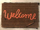 Welcome Mat by Banksy contemporary artwork sculpture