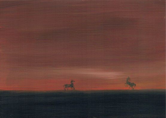 Black Summer 11 by Shonah Trescott contemporary artwork Painting