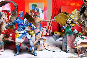Contemporary art exhibition Matthew Stone Virtual Paintings at Unit London United Kingdom