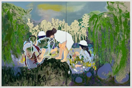 A Certain Wednesday by Xu Hongxiang contemporary artwork Painting