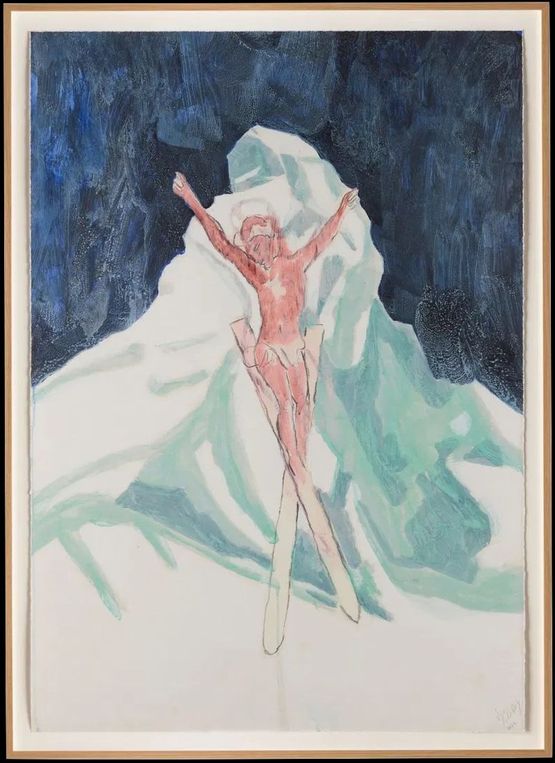 Holy Mountain by Peter Doig contemporary artwork Print