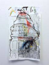 Gewolbe fur alle. Unter der Kuppel. by Chris Reinecke contemporary artwork works on paper