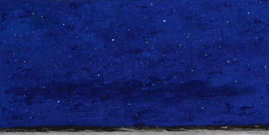 Luogo di stelle by Natale Addamiano contemporary artwork Painting