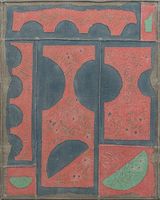 Thresholds and Chambers by Jonas Eslao contemporary artwork painting textile