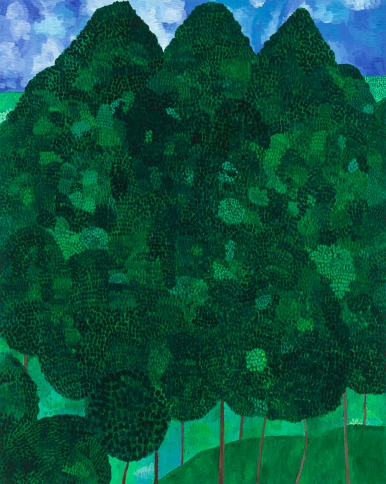 Woods by Sally Ross contemporary artwork Painting