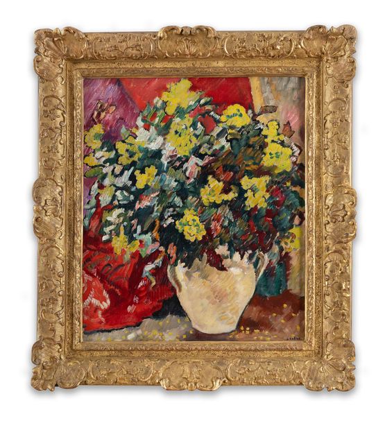 Bouquet a la cruche beige by Louis Valtat contemporary artwork Painting
