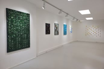 Contemporary art exhibition Bongchull Shin Come Rain Or Come Shine at Galerie Tanit Munich Germany