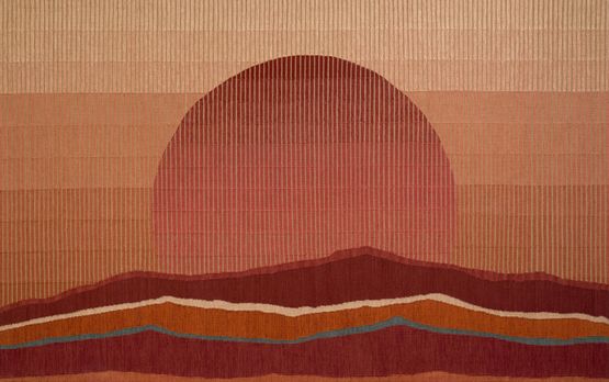 Power of the Sun by Sussy Cazalet contemporary artwork Textile