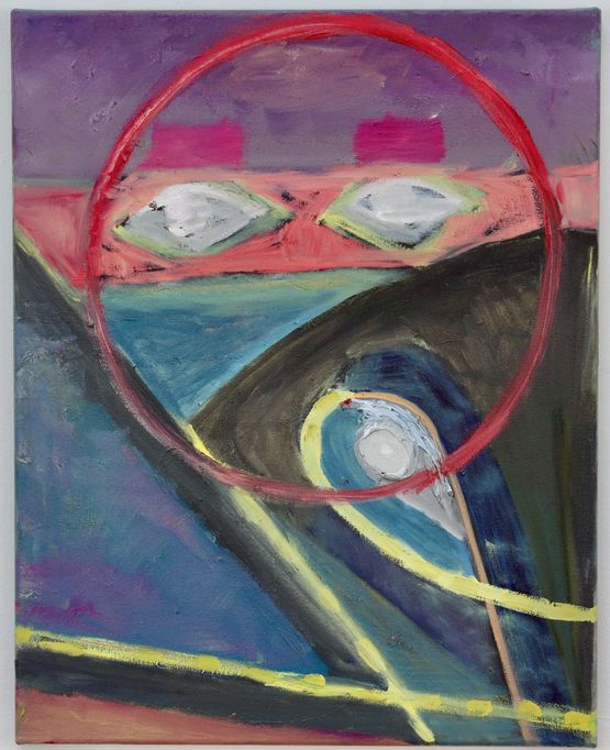 Deep peep by Layla Rudneva-Mackay contemporary artwork Painting