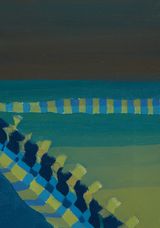 Untitled Horizons by Ficre Ghebreyesus contemporary artwork painting