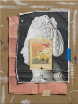 Marie Antoinette and Lassie by Mary Reid Kelley contemporary artwork painting