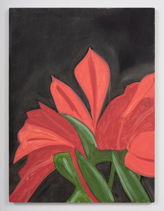Red Lily 2 by Alex Katz contemporary artwork Painting