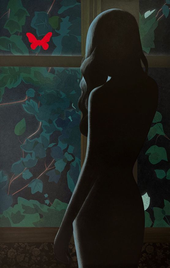 Not hidden even in the deep night by Jang Koal contemporary artwork Painting