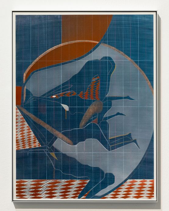 Night Shift by Maryam Hoseini contemporary artwork Works on Paper