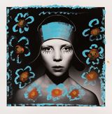 Penelope Tree with Flowers by David Bailey contemporary artwork painting photography works on paper