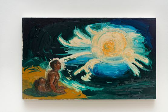Luar e Jovem II by Tiago Carneiro Da Cunha contemporary artwork Painting