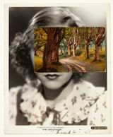 Mask Film Portrait Collage CCXXIV by John Stezaker contemporary artwork mixed media