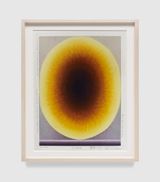 Yellow Brain by Loie Hollowell contemporary artwork drawing painting works on paper