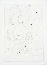 I saw all the letters in all the stars 41 by Timo Nasseri contemporary artwork drawing painting works on paper