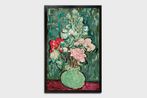 Vase of flowers after Van Gogh Brushstrokes series by Vik Muniz contemporary artwork Print