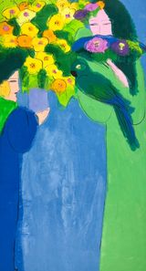 A Beautiful Moment by Walasse Ting contemporary artwork painting works on paper