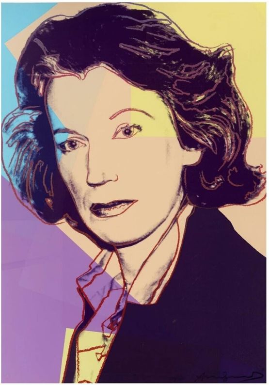 Mildred Scheel by Andy Warhol contemporary artwork Print