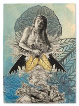 Untitled by Swoon contemporary artwork painting