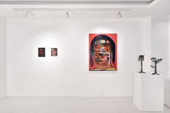 Contemporary art exhibition Group Exhibition Un Hiver a Gstaad Paris at Almine Rech Paris Rue de Turenne France