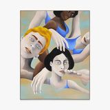 Pass this on 2 by Rebecca Brodskis contemporary artwork painting