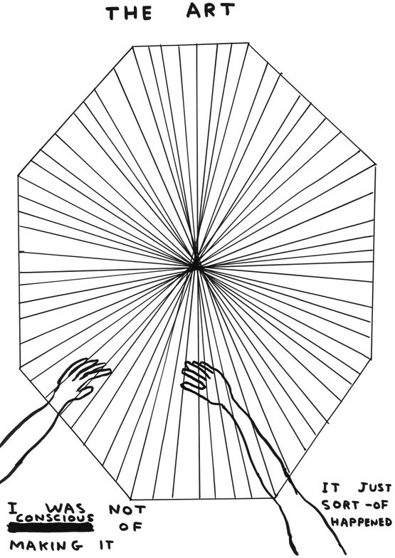 Untitled The Art by David Shrigley contemporary artwork Works on Paper