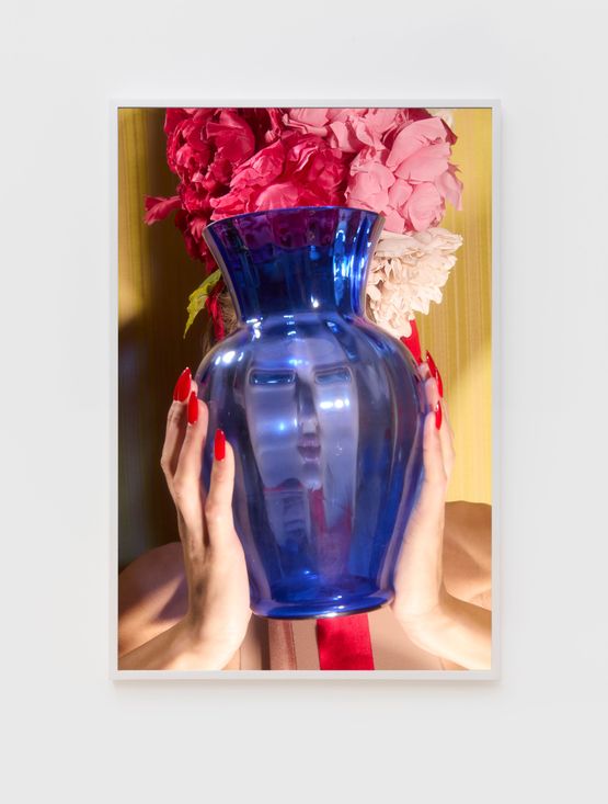 Vase Face with Vivianne Westwood by Roe Ethridge contemporary artwork Print