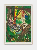 BUTTERFLY by Cesc Abad contemporary artwork painting works on paper