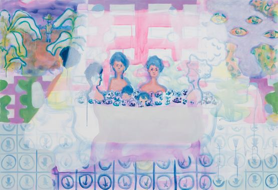 Influence by Miko Veldkamp contemporary artwork Painting