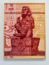 La Mentira From Love Song For Time Of Crisis series Mexico Banknote by Carlos Aires contemporary artwork works on paper photography mixed media