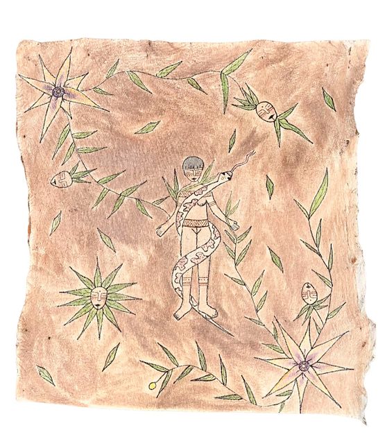 Aunatchi Eware series by Kuenan Mayu contemporary artwork Painting