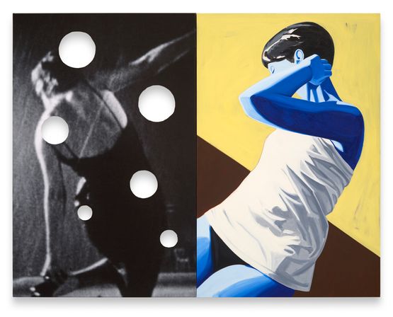 Night Shoot by David Salle contemporary artwork Painting